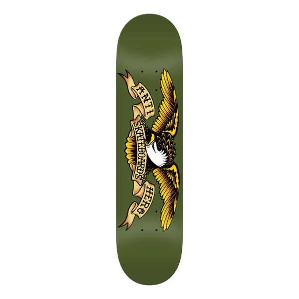 ANTI HERO CLASSIC EAGLE DECK-8.38 GREEN Skateboards Eastern Skateboard Supply 