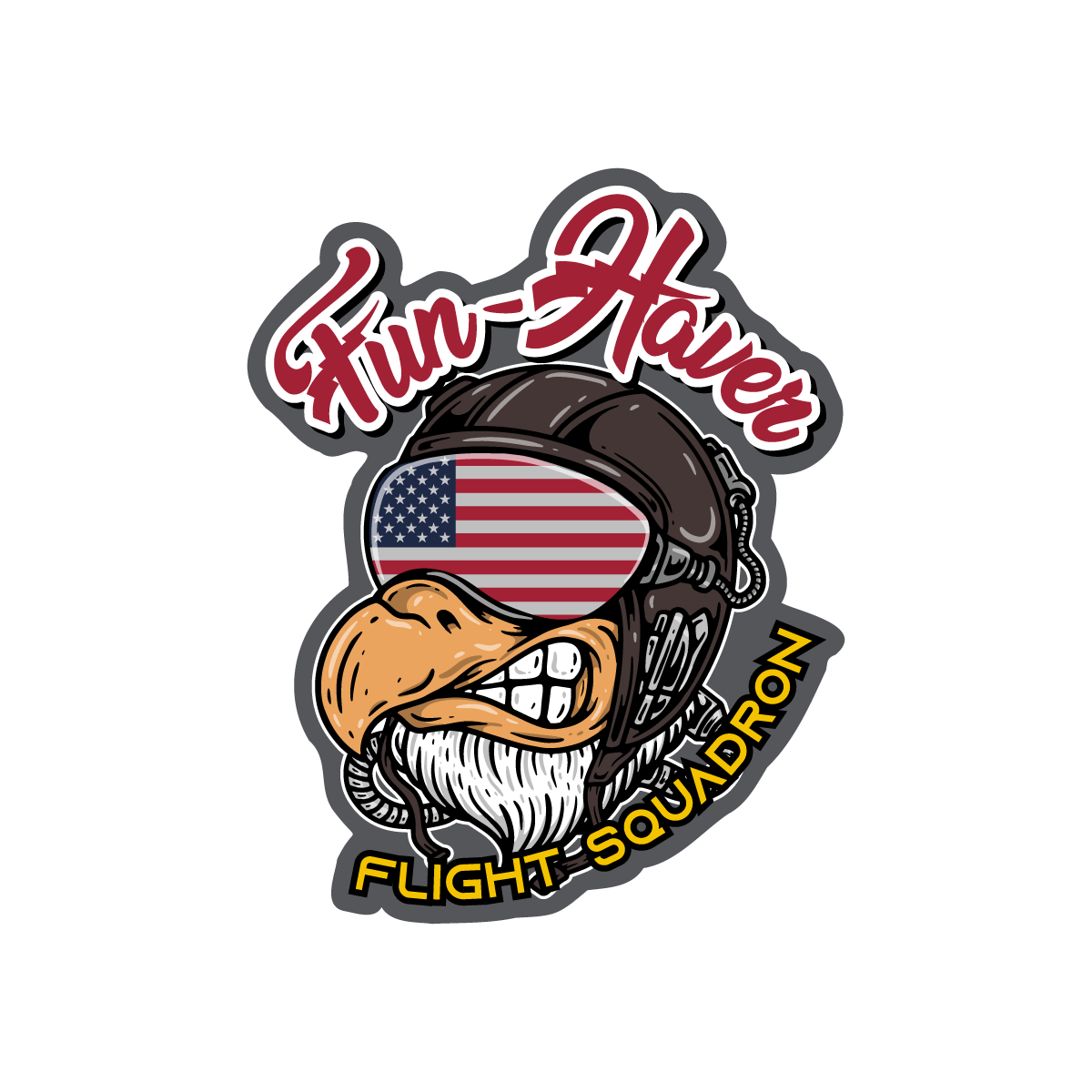 Fun-Haver Flight Squadron Sticker