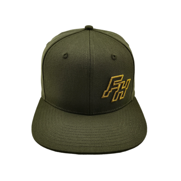 Fun-Haver Military Green and Gold Hat