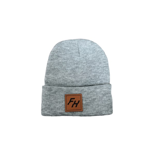 Fun-Haver Leather Patch Beanie