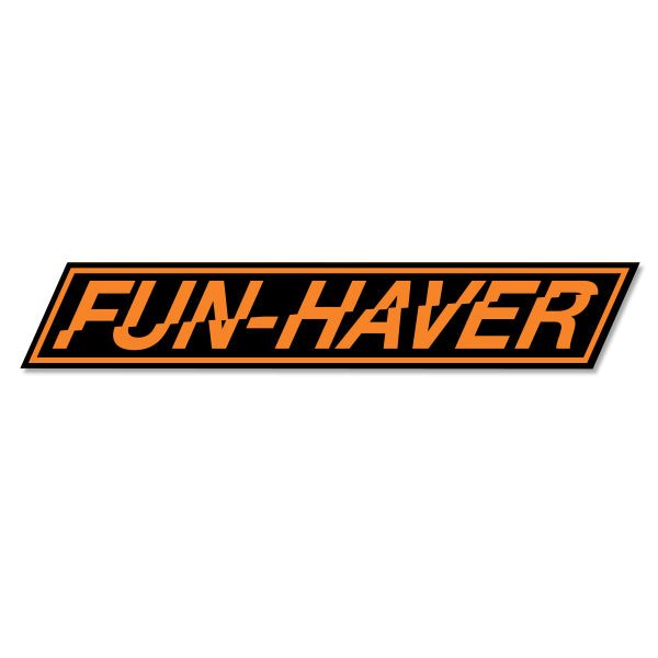 Fun-Haver Orange Outline Sticker