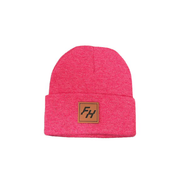 Fun-Haver Leather Patch Beanie