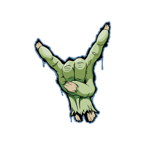 Fun-Haver Till the End Green Sticker Stickers Fun-Haver 