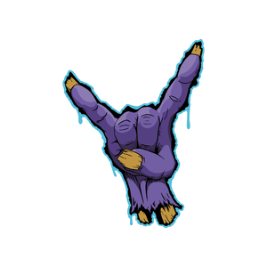 Fun-Haver Till the End Purple Sticker Stickers Fun-Haver 